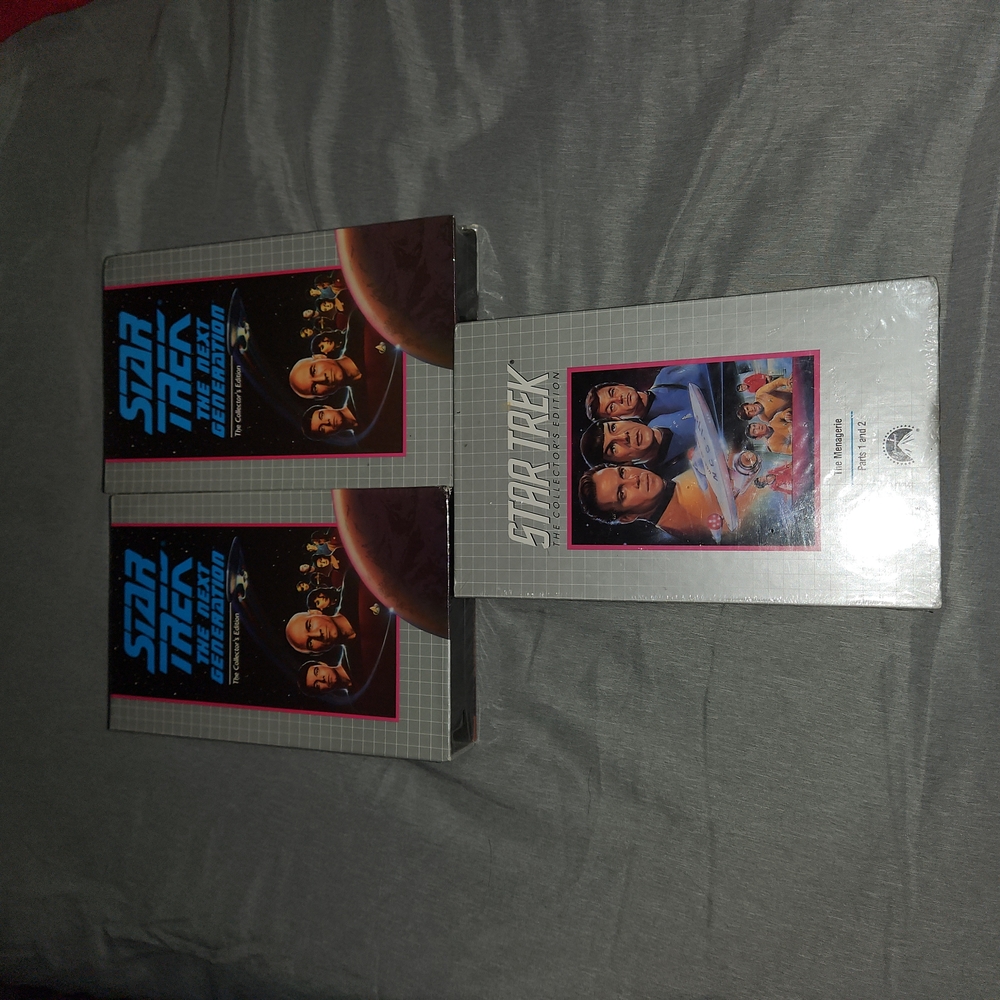 Star Trek The Next Generation VHS tapes